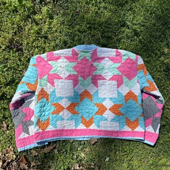 handmade, upcycled quilt + blanket coats - Picture 13 of 13